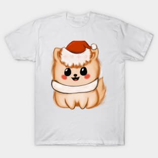 Cute Pomeranian Drawing T-Shirt